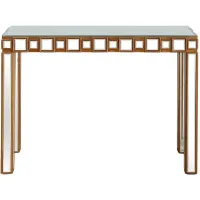 Orion Sofa Table in Brown by CAMDEN ISLE
