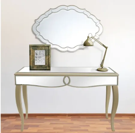 Eleanor Sofa Table in Champagne by CAMDEN ISLE