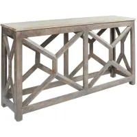 Lanzburg Console Sofa Table in Antique Gray by Ashley Furniture