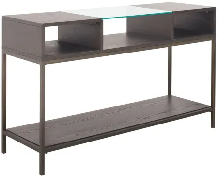 Faye Console Table in Caviar by Riverside Furniture