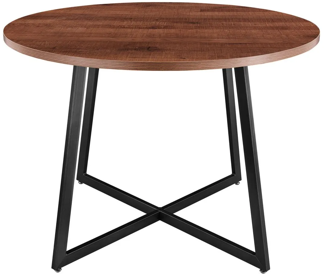 Courtdale 42" Round Dining Table in Gliese Brown by New Pacific Direct
