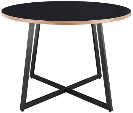 Courtdale 42" Round Dining Table in Black by New Pacific Direct