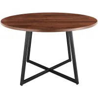Courtdale 48" Round Dining Table in Gliese Brown by New Pacific Direct