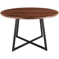 Courtdale 48" Round Dining Table in Gliese Brown by New Pacific Direct