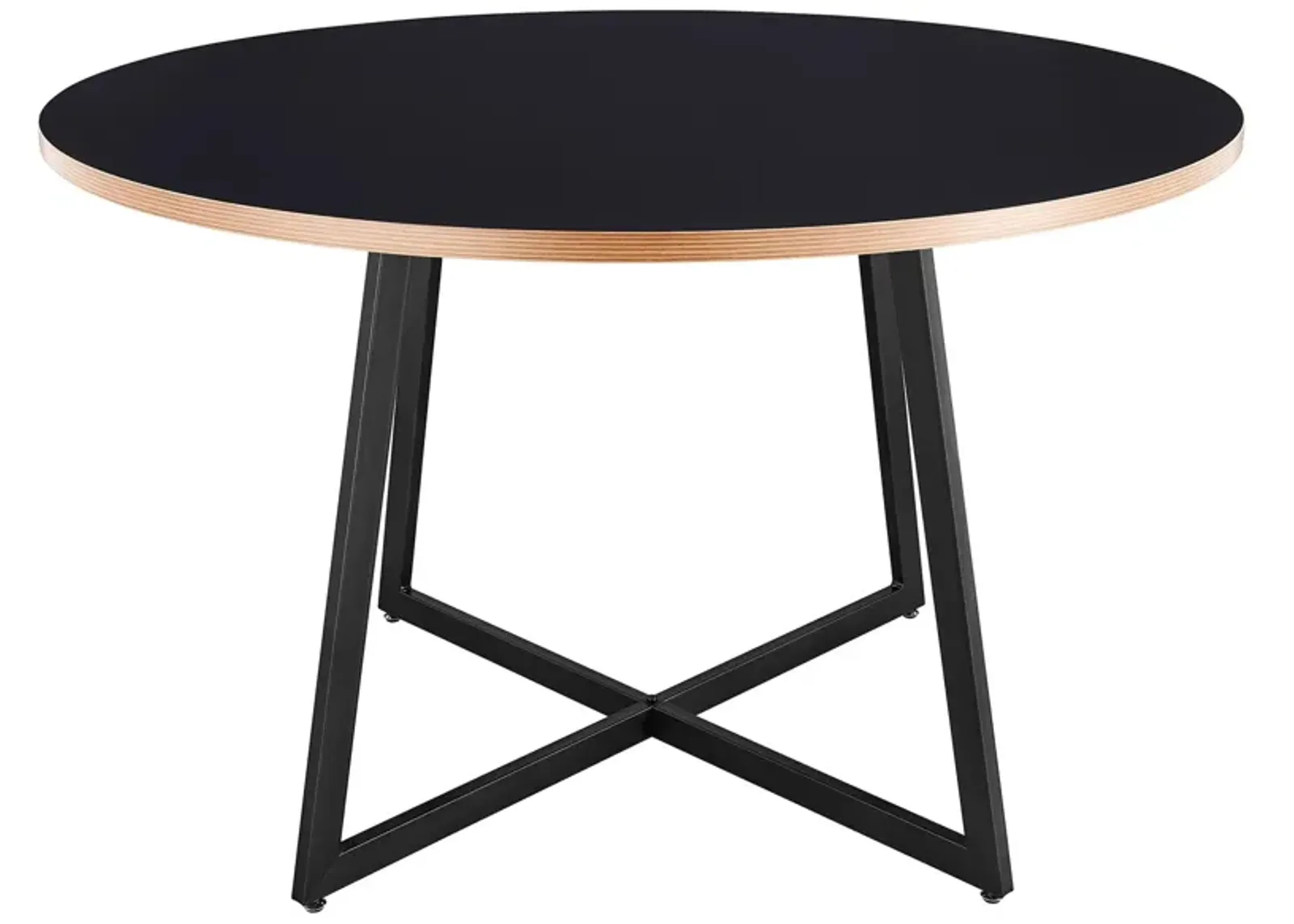 Courtdale 48" Round Dining Table in Black by New Pacific Direct