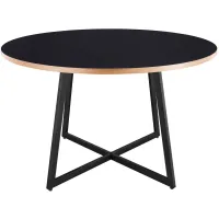 Courtdale 48" Round Dining Table in Black by New Pacific Direct
