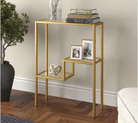 Francis Console Table in Brass by Hudson & Canal