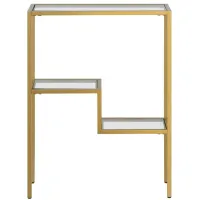 Francis Console Table in Brass by Hudson & Canal