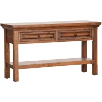 HillCrest Two Drawer Sofa Table in Old Chestnut by Napa Furniture Design