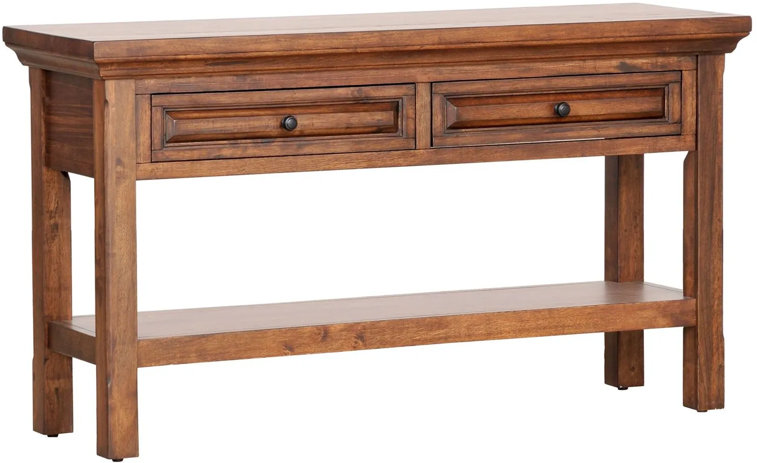 HillCrest Two Drawer Sofa Table in Old Chestnut by Napa Furniture Design