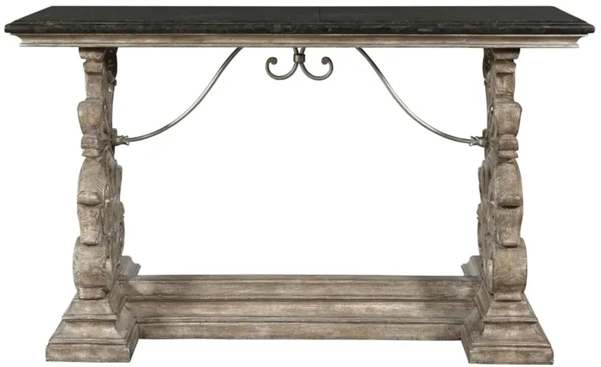 Pulaski Accents Italiante Console Table in Multi by Samuel Lawrence