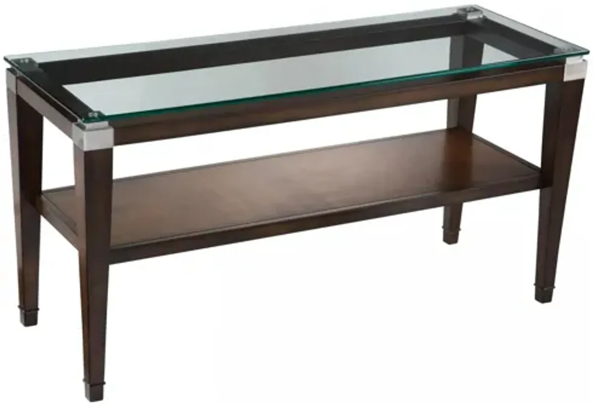 Dunhill Rectangular Glass Console Table