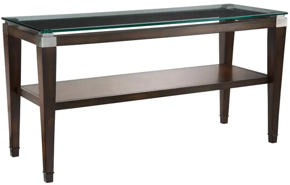 Dunhill Rectangular Glass Console Table