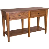 Lake House Console Table in Medium Brown by Liberty Furniture