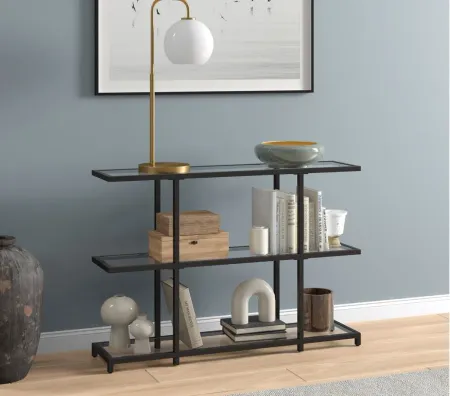 Lanabrook Console Table in Blackened Bronze by Hudson & Canal