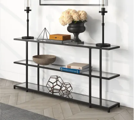 Lanabrook Console Table in Blackened Bronze by Hudson & Canal