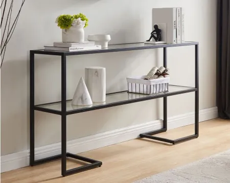 Errol Console Table in Blackened Bronze by Hudson & Canal