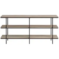 Harper Lane Console Table in Antiqued Gray Oak by Hudson & Canal