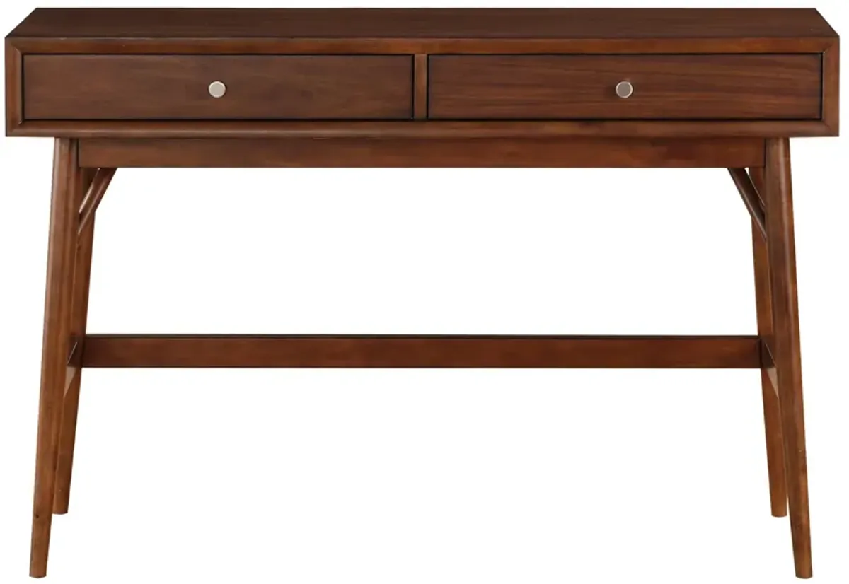 Miranda Sofa Table in Brown by Homelegance