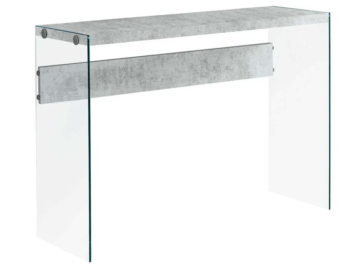 Veda Rectangular Sofa Table in Gray by Monarch Specialties