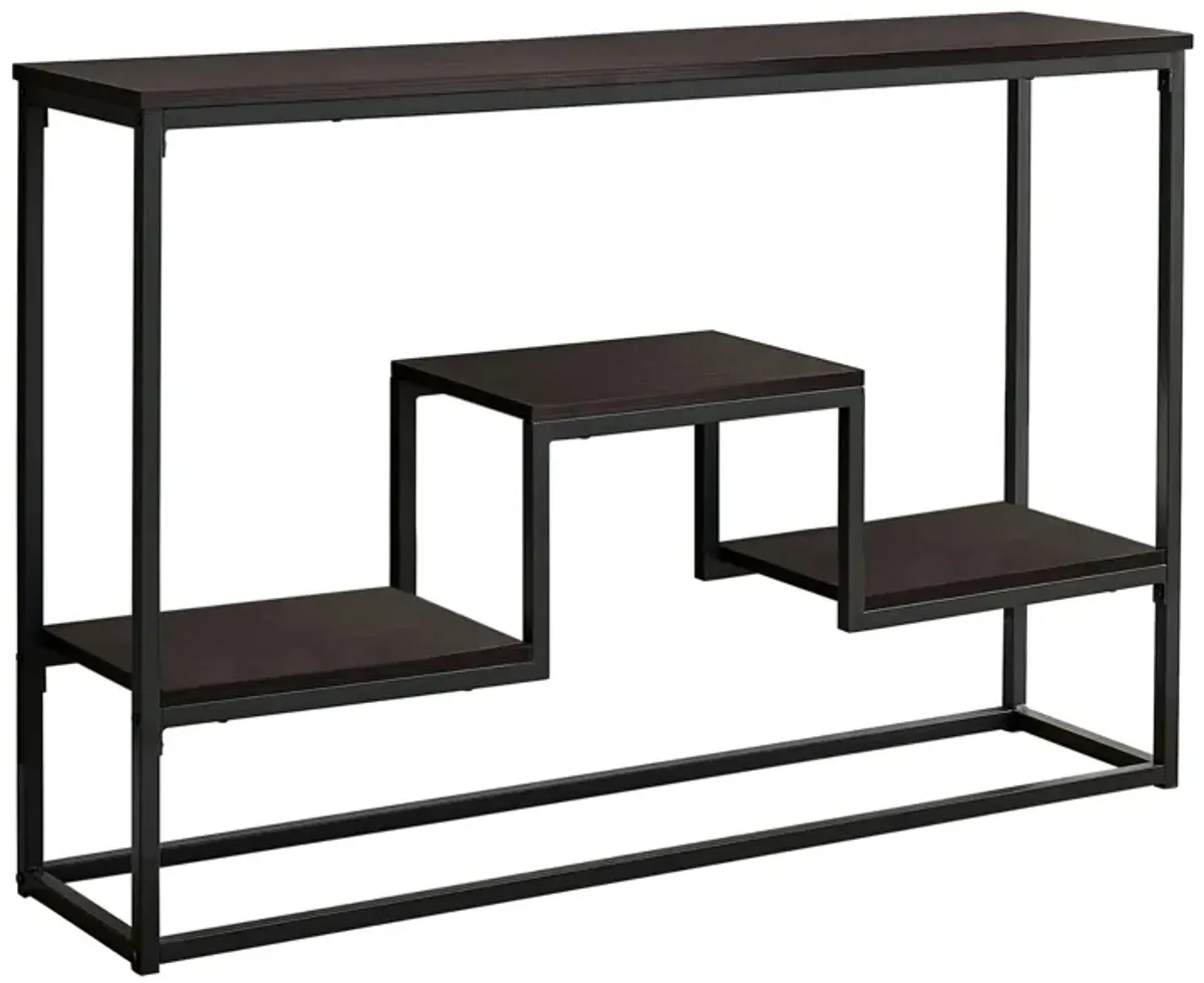 Irwin Rectangular Console Table in Espresso by Monarch Specialties