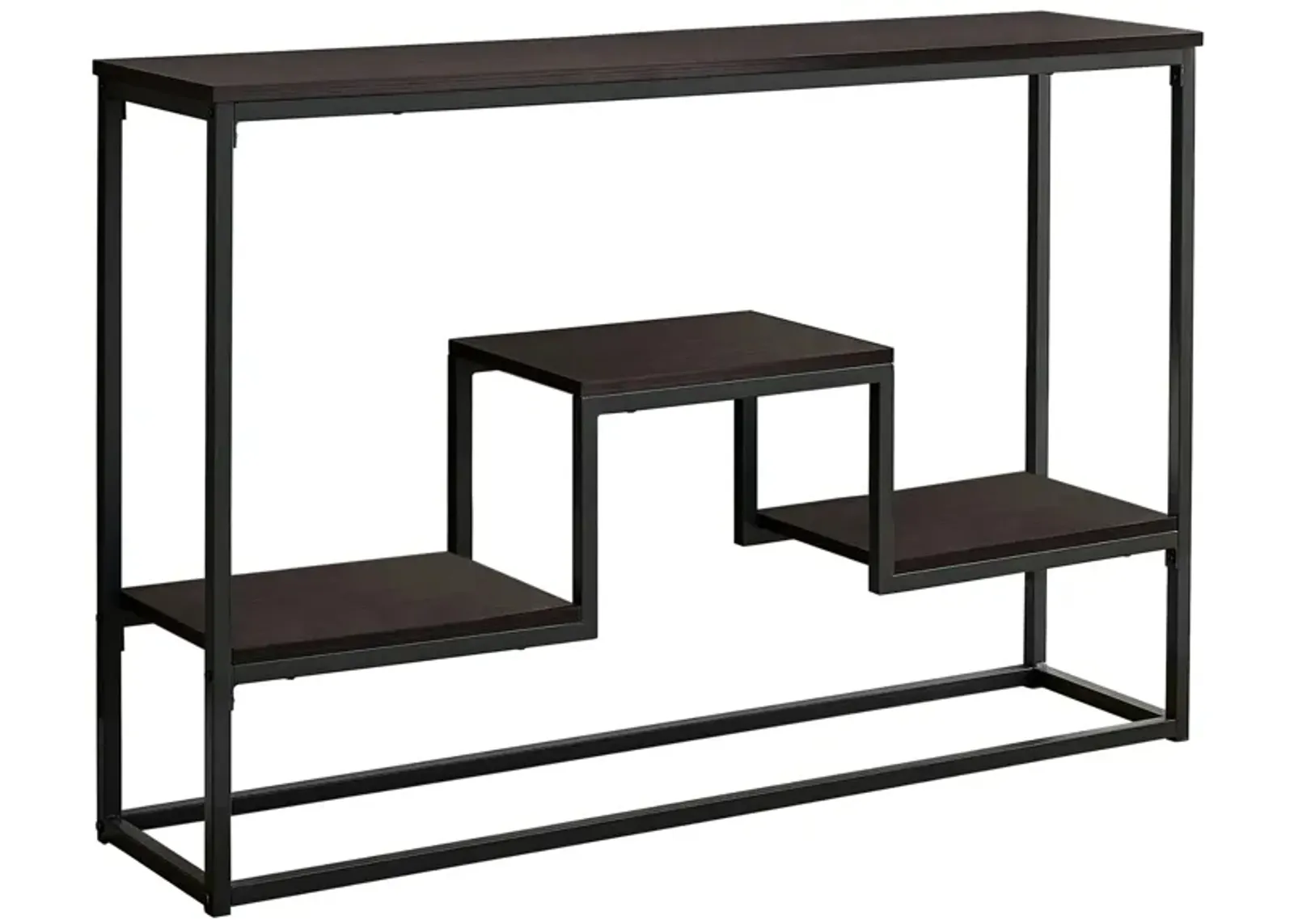 Irwin Rectangular Console Table in Espresso by Monarch Specialties