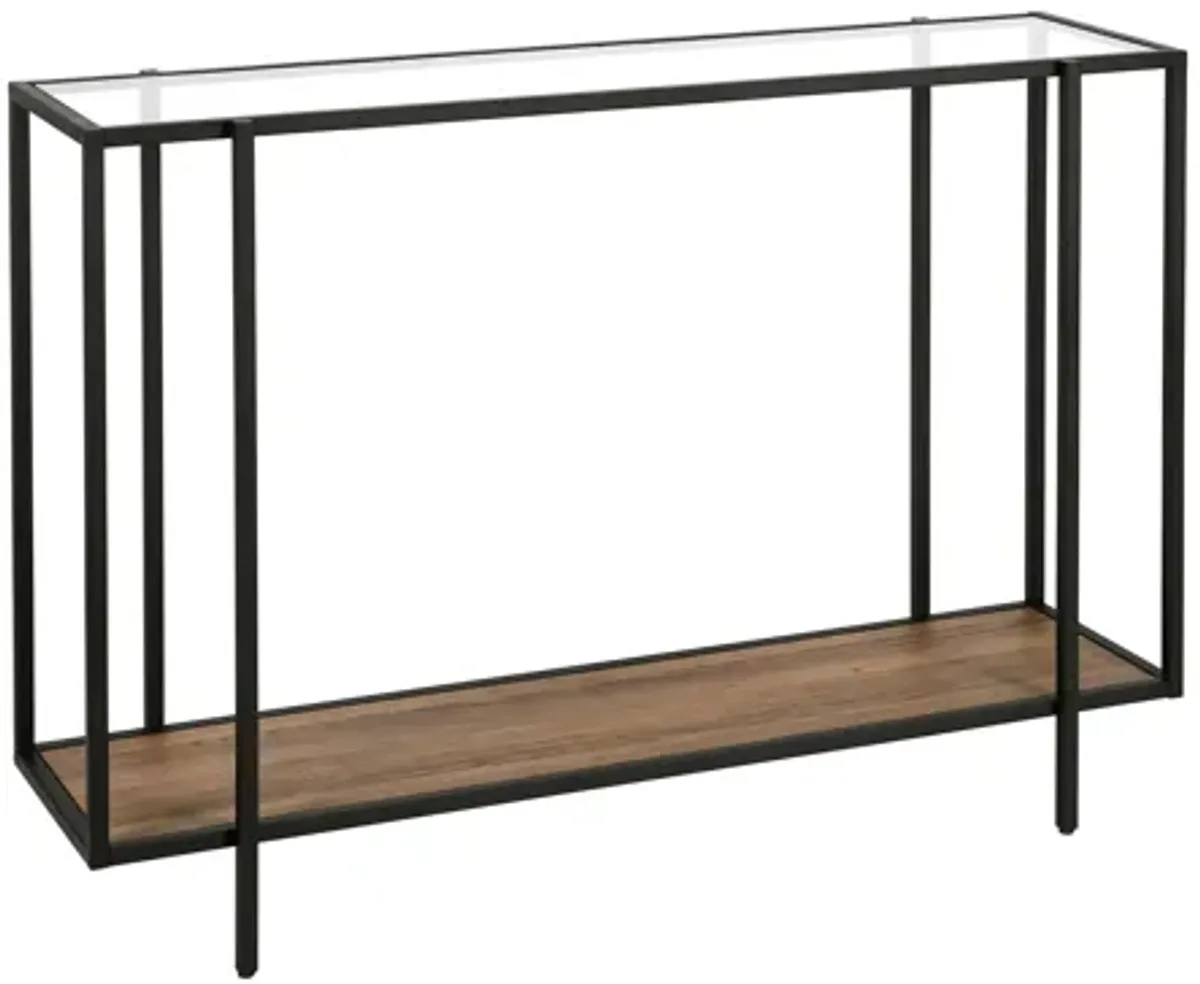 Karina Rectangular Sofa Table with Shelf