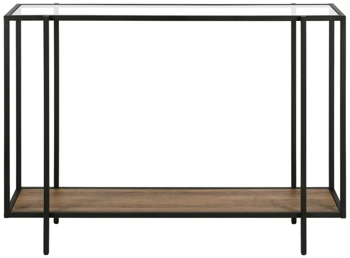 Karina Rectangular Sofa Table with Shelf