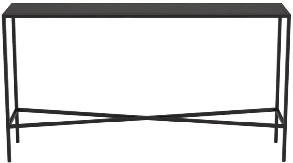 Edena Rectangular Accent Table with Metal Tabletop