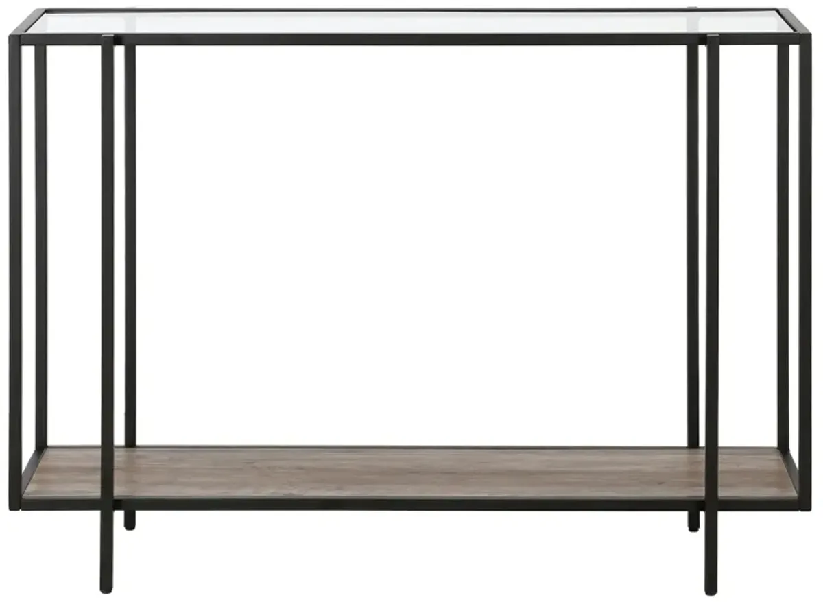 Karina Rectangular Sofa Table with Shelf