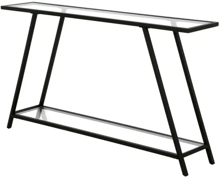 Lunel Rectangular Sofa Table in Blackened Bronze by Hudson & Canal