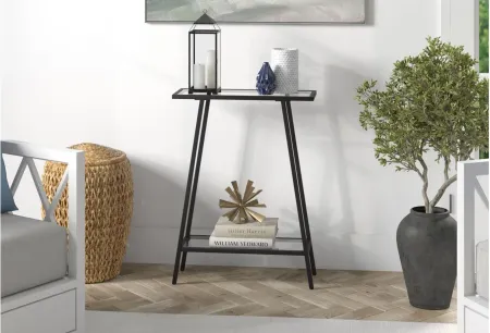 Yair Console Table in Blackened Bronze by Hudson & Canal