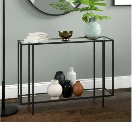 Vireo Console Table in Blackened Bronze by Hudson & Canal