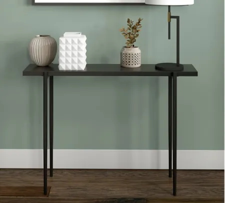 Wayne Console Table in Blackened Bronze by Hudson & Canal