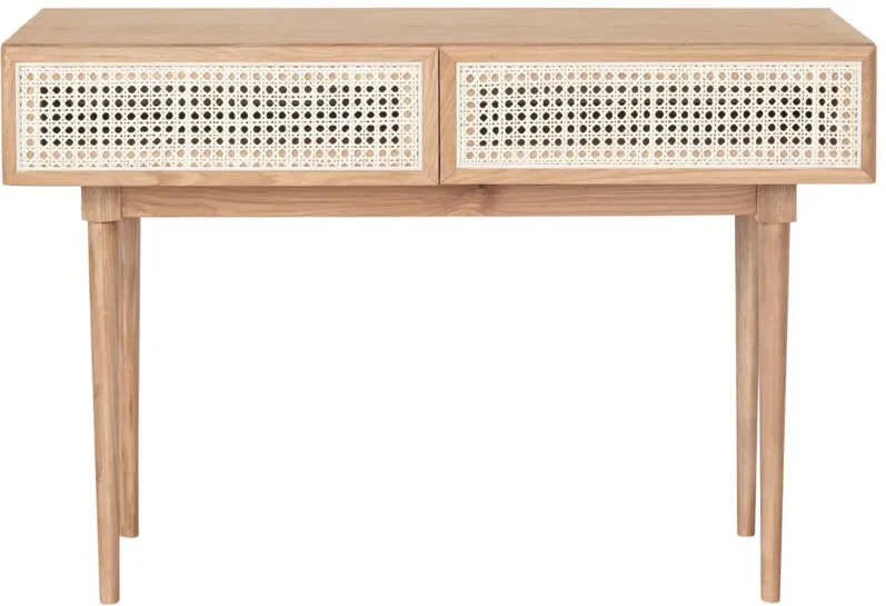 Cane Console Table in Natural by LH Imports Ltd