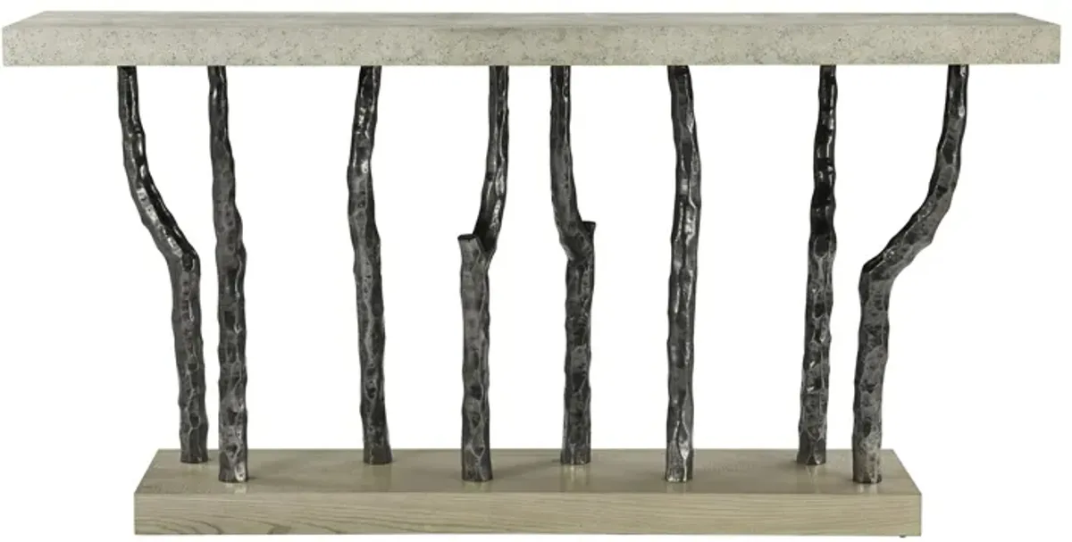 Catalina Branch Console in Dune by Theodore Alexander