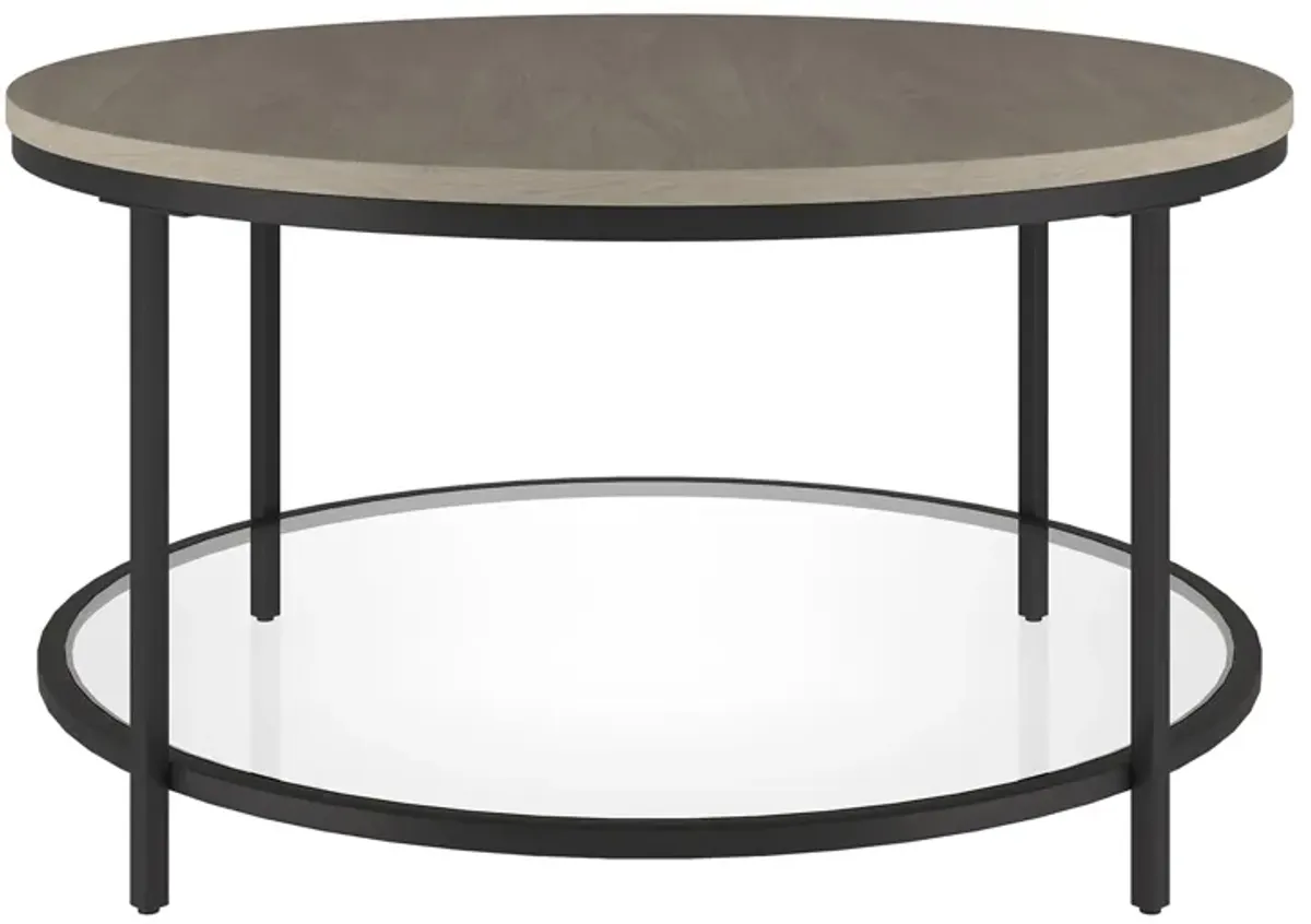 Sevilla Coffee Table in Antiqued Gray Oak by Hudson & Canal