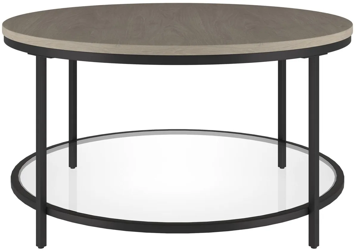 Sevilla Coffee Table in Antiqued Gray Oak by Hudson & Canal