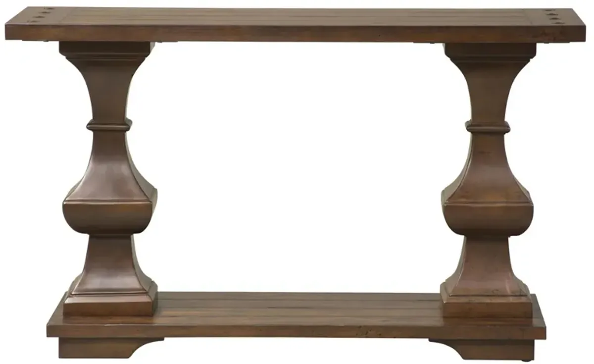 Sedona Rectangular Sofa Table in Dark Brown by Liberty Furniture