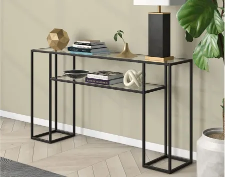 Marilyn Console Table in Blackened Bronze by Hudson & Canal