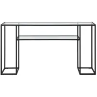 Marilyn Console Table in Blackened Bronze by Hudson & Canal