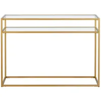 Ainsley Console Table in Brass by Hudson & Canal