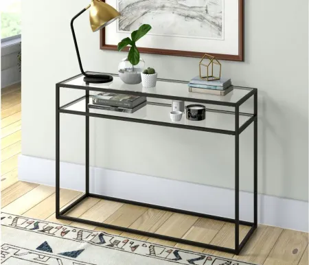 Ainsley Console Table in Blackened Bronze by Hudson & Canal