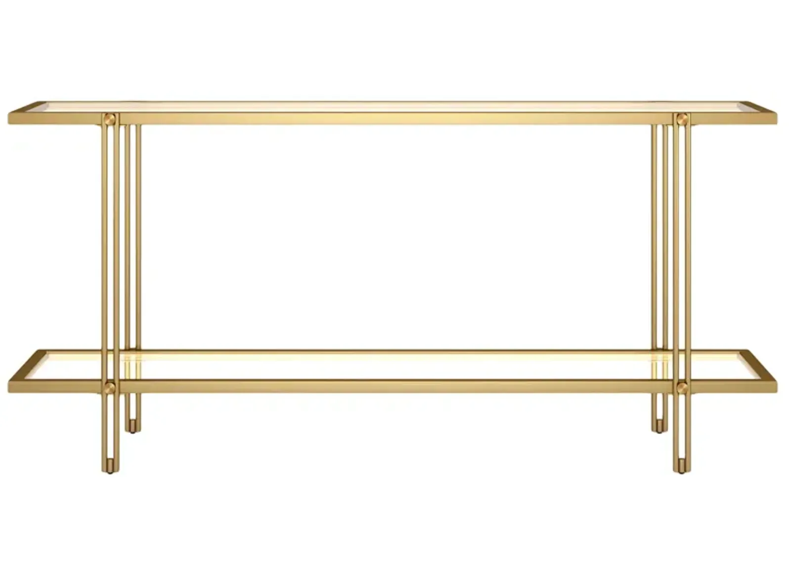 Driscoll Console Table in Brass by Hudson & Canal