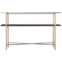 Hornsby Console in Brass by SEI Furniture