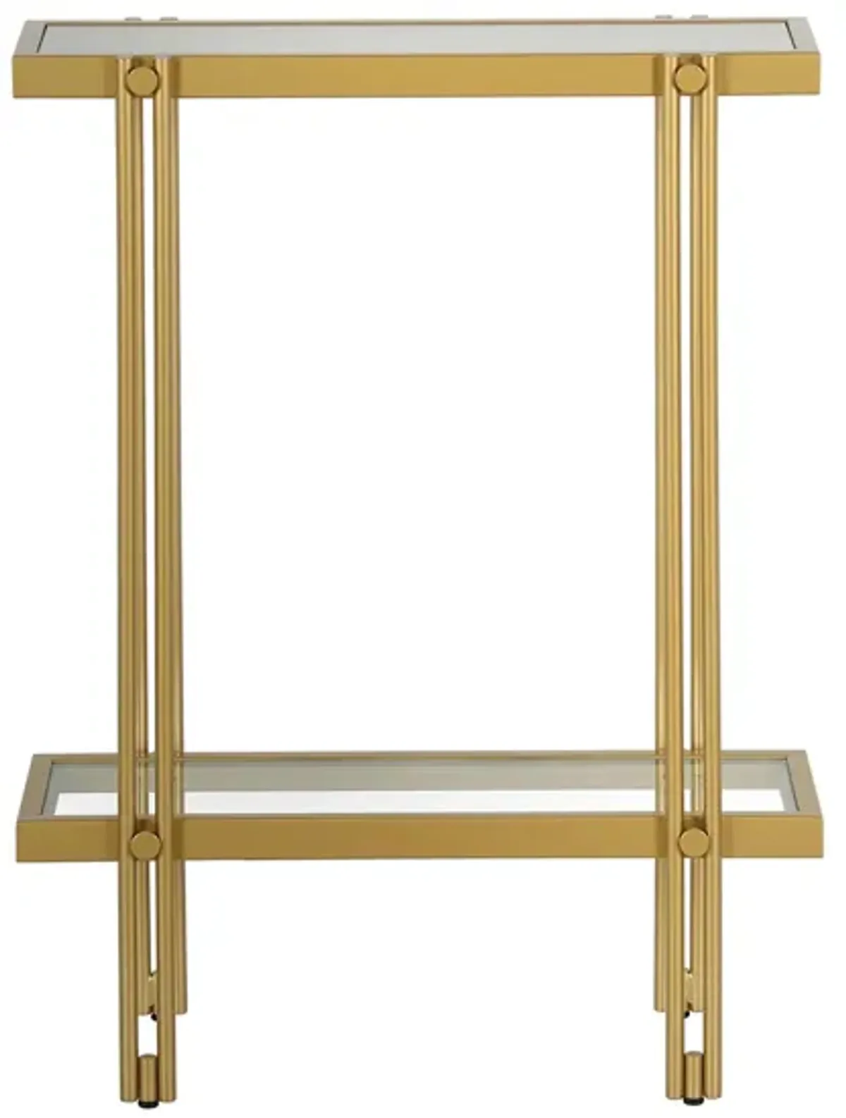 Driscoll Console Table in Brass by Hudson & Canal