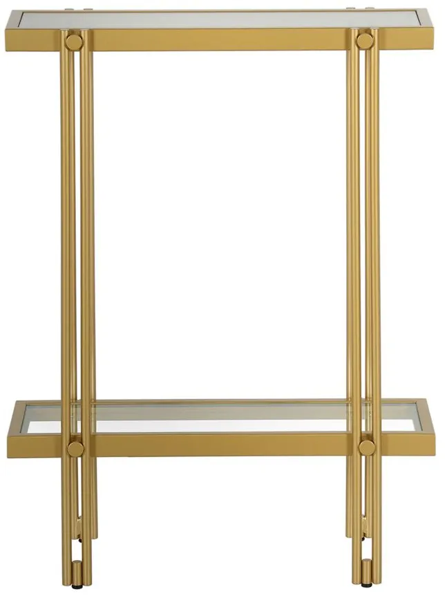 Driscoll Console Table in Brass by Hudson & Canal
