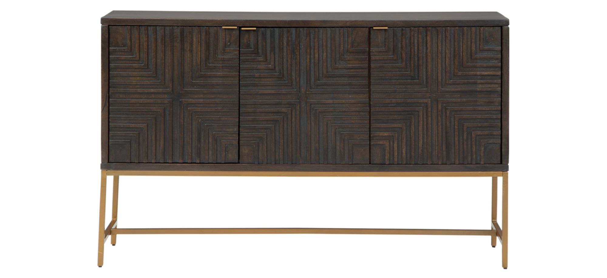 Folkland Credenza in Brown/Gold by Ashley Express