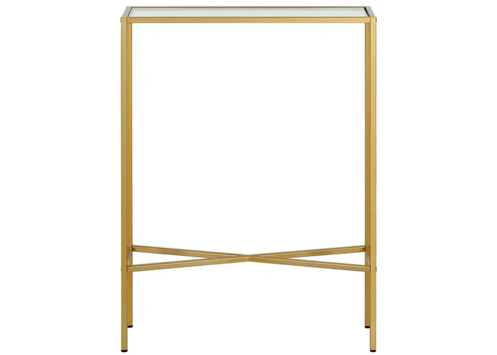 Eden Console Table in Brass by Hudson & Canal