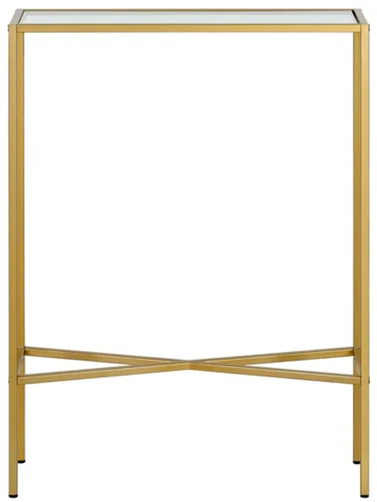 Eden Console Table in Brass by Hudson & Canal